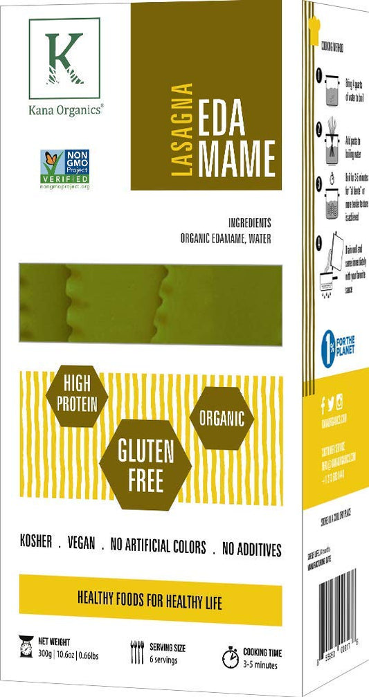 KANA: Organic Edamame Lasagna, 10.6 oz - Vending Business Solutions