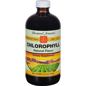 BERNARD JENSENS: Chlorophyll Natural Flavor Liquid, 16 oz - Vending Business Solutions