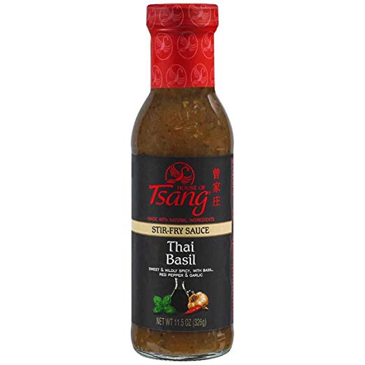 HOUSE OF TSANG: Sauce Stir-fry Thai Basil, 11.5 oz - Vending Business Solutions