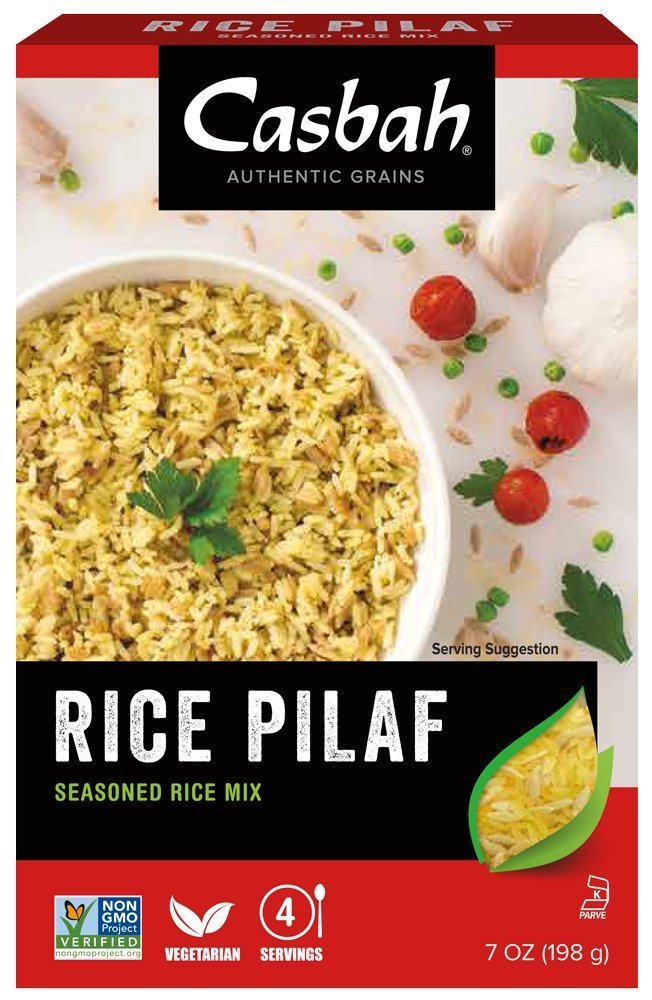 CASBAH: Seasoned Rice Pilaf Mix, 7 oz - Vending Business Solutions