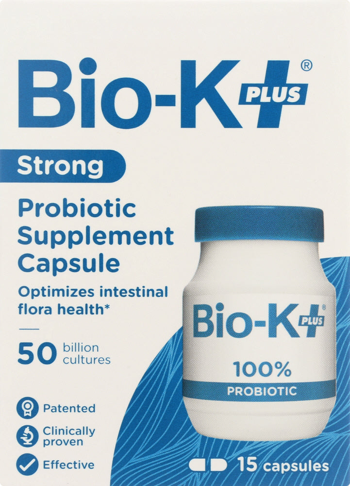 BIO K: Probiotic Supplement Capsule Strong 50 Billion Cultures, 15 cp - Vending Business Solutions