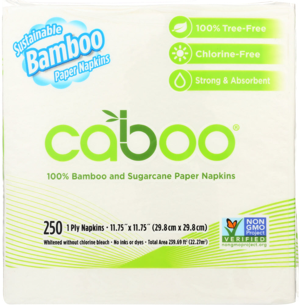 CABOO: 1-Ply Table Napkins 250 Sheets, 1 Pack - Vending Business Solutions