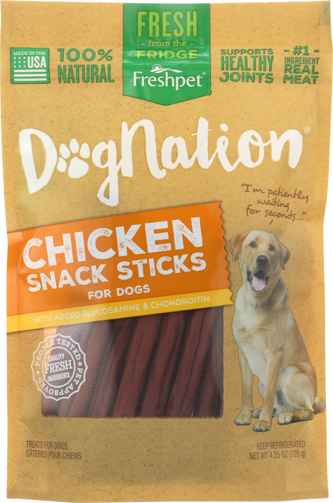 DOGNATION: Chicken Snack Sticks for Dogs, 4.25 oz - Vending Business Solutions