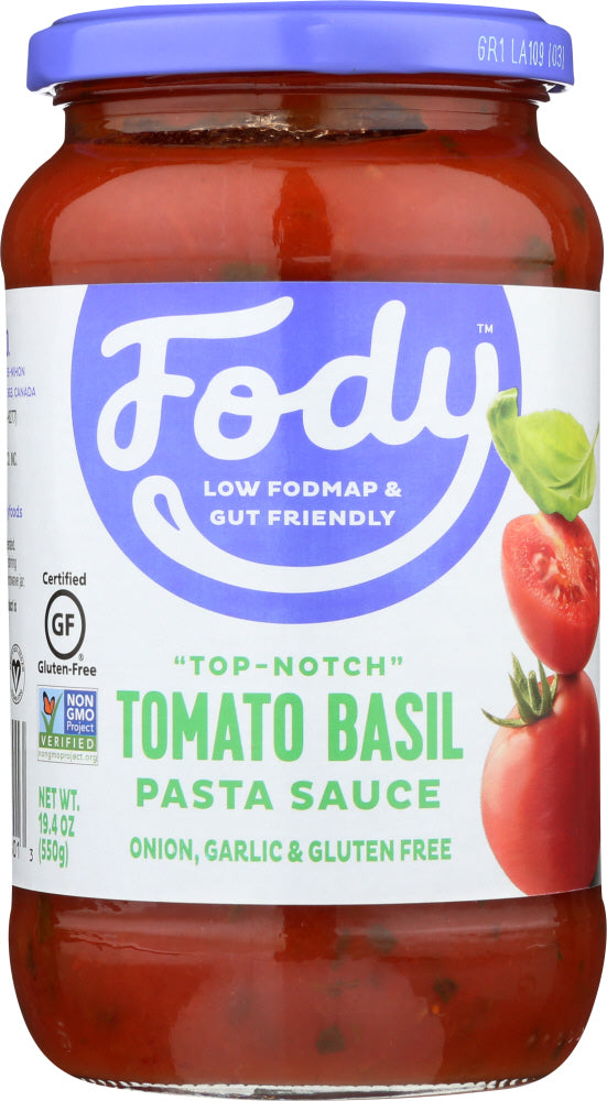 FODY FOOD CO: Tomato & Basil Pasta Sauce, 19.4 oz - Vending Business Solutions