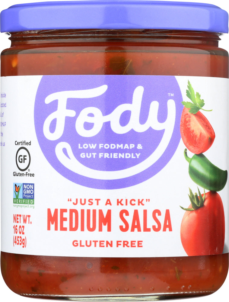 FODY FOOD CO: Salsa Medium Low Fodmap, 16 oz - Vending Business Solutions