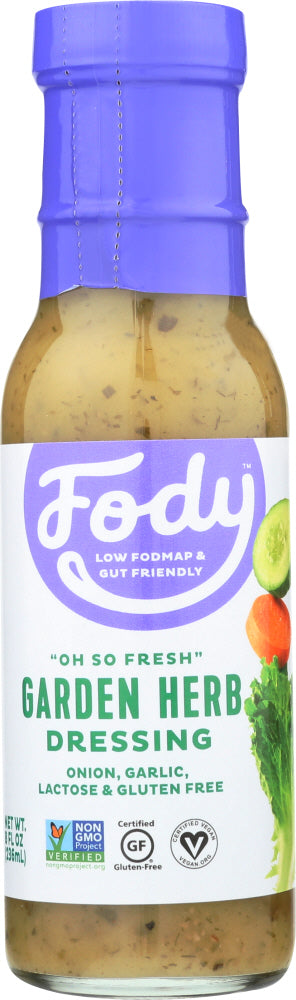 FODY FOOD CO: Low FODMAP Garden Herb Dressing, 8 fo - Vending Business Solutions