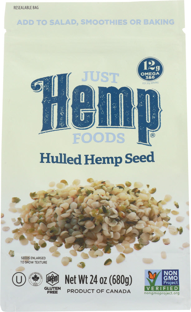 JUST HEMP FOODS: Hulled Hemp Seed, 24 oz - Vending Business Solutions