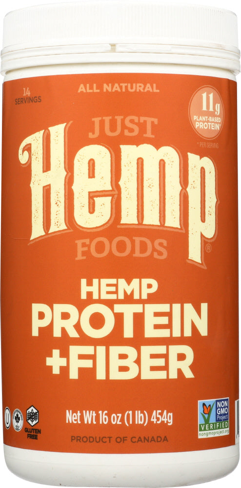 JUST HEMP FOODS: Hemp Protein Powder Plus Fiber, 1 lb - Vending Business Solutions