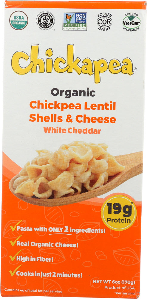 CHICKAPEA: Lentil Shells & White Cheese, 6 oz - Vending Business Solutions
