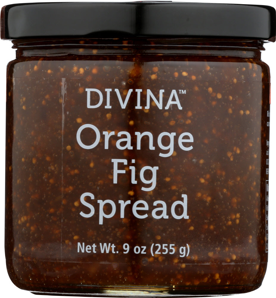DIVINA: Orange Fig Specialty Spread, 9 oz - Vending Business Solutions