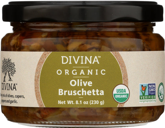 DIVINA: Olive Bruschetta, 8.1 oz - Vending Business Solutions