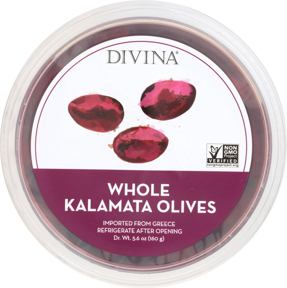 DIVINA: Olive Kalamata Whole Natural, 5.6 oz - Vending Business Solutions