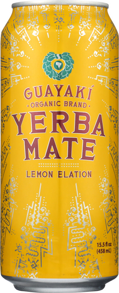 GUAYAKI: Organic Yerba Mate Lemon Elation, 15.5 oz - Vending Business Solutions
