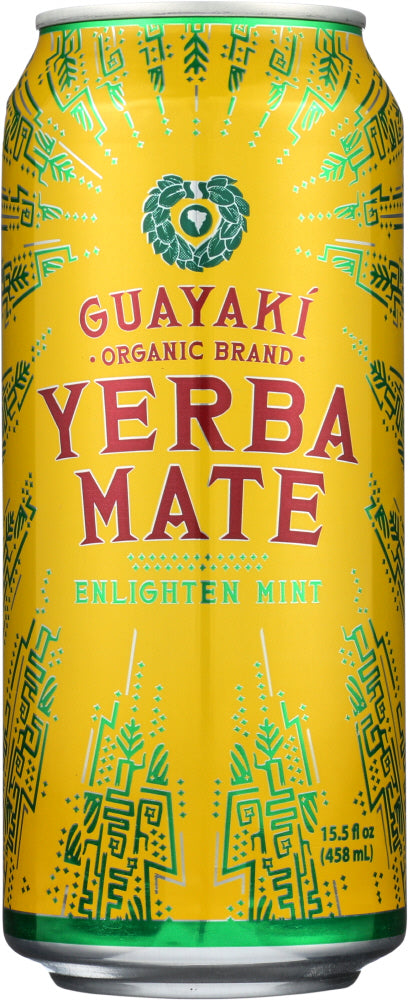 GUAYAKI: Organic Yerba Mate Enlighten Mint, 15.5 oz - Vending Business Solutions