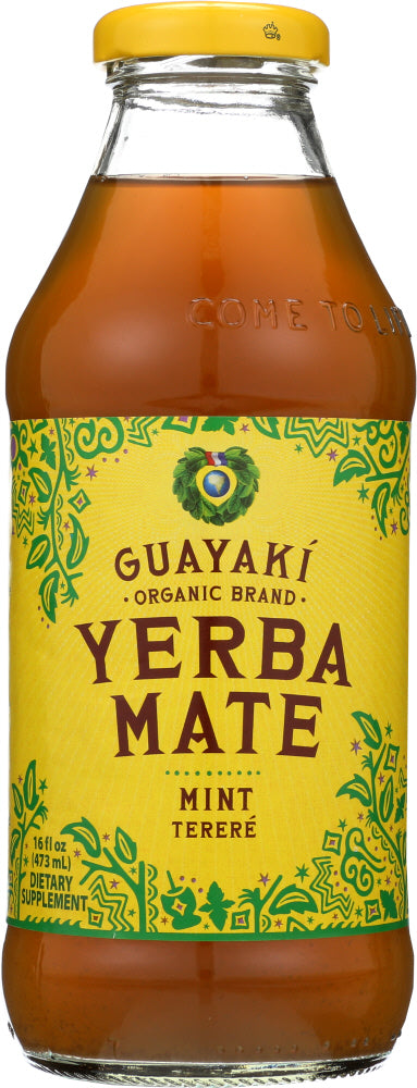 GUAYAKI: Organic Yerba Mate Mint Terere, 16 oz - Vending Business Solutions
