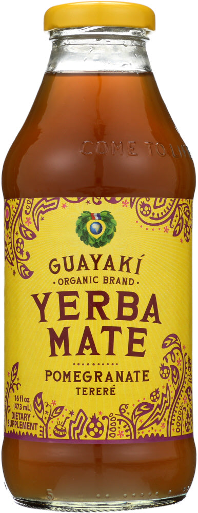 GUAYAKI: Organic Yerba Mate Pomegranate Terere, 16 oz - Vending Business Solutions