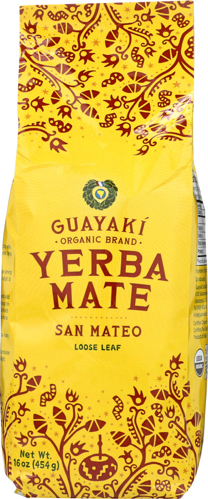 GUAYAKI: San Mateo Loose Leaf Yerba Mate Organic, 16 oz - Vending Business Solutions
