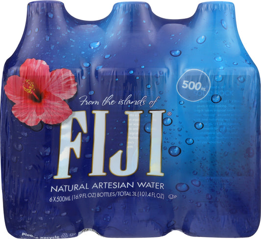 FIJI: Natural Artesian Water 6x16.9 Oz Bottles, 101.4 oz - Vending Business Solutions