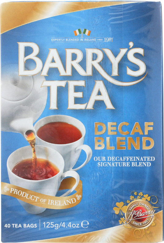 BARRYS: Decaf Blend Tea, 40 bg - Vending Business Solutions