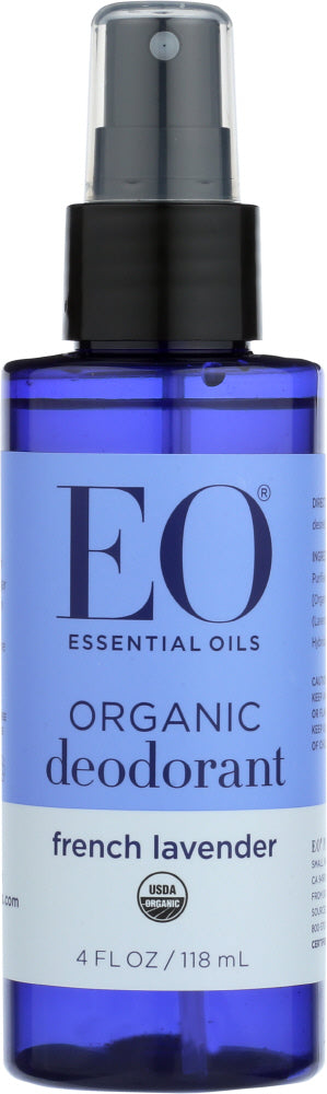 EO PRODUCTS: Organic Deodorant Spray Lavender All Day Fresh, 4 Oz - Vending Business Solutions