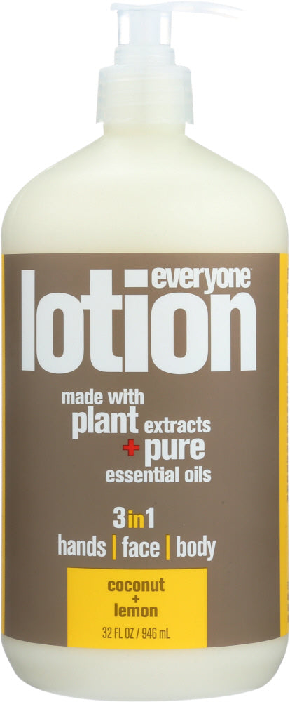 EO PRODUCTS: Everyone 3-in-1 Coconut + Lemon Lotion, 32 oz - Vending Business Solutions