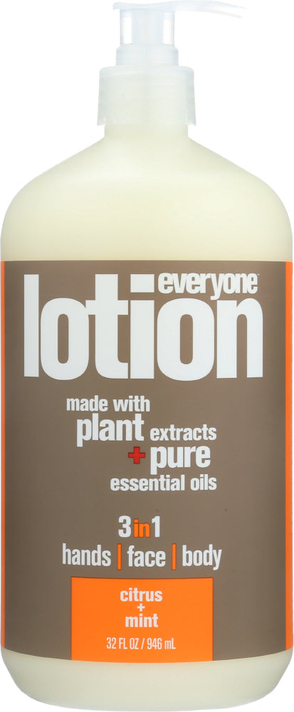 EO PRODUCTS: Everyone 3-in-1 Citrus + Mint Lotion, 32 oz - Vending Business Solutions