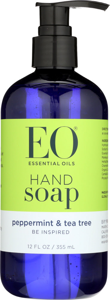 EO: Hand Soap Peppermint Tea Tree, 12 oz - Vending Business Solutions
