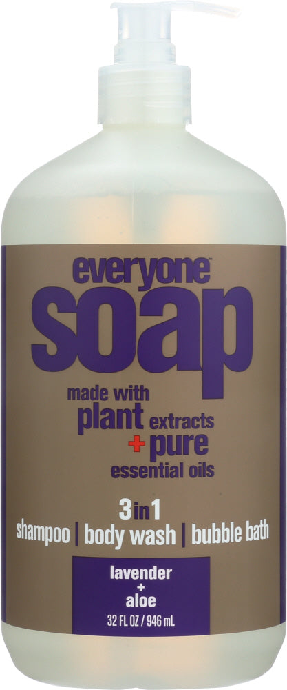 EO PRODUCTS: Everyone 3-in-1 Lavender + Aloe Soap, 32 Oz - Vending Business Solutions