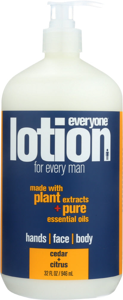EVERYONE: Lotion for Men 3-in-1 Cedar + Citrus, 32 oz - Vending Business Solutions