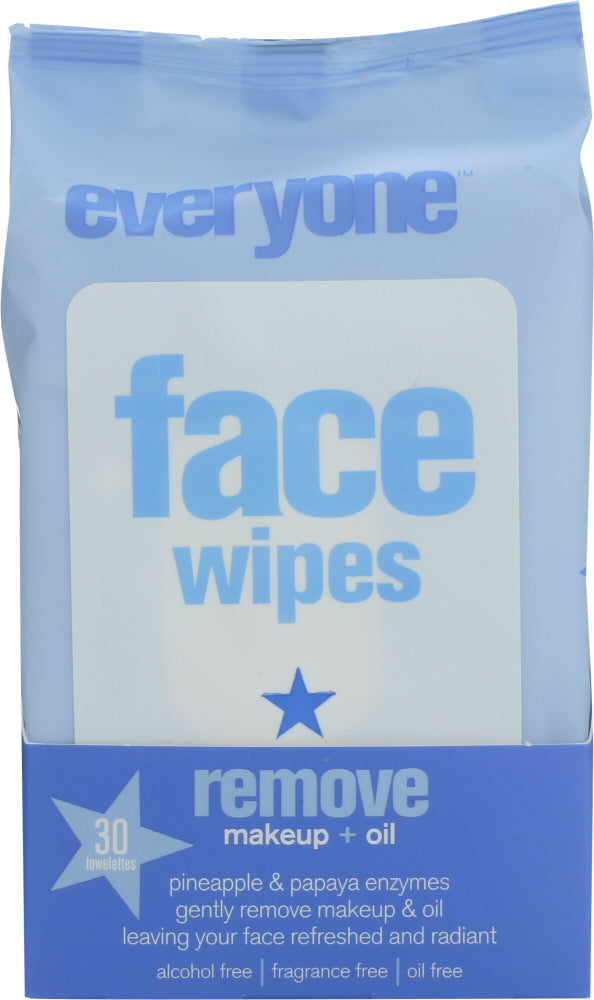 EVERYONE: Face Make-Up Removing Wipes, 30 Count - Vending Business Solutions