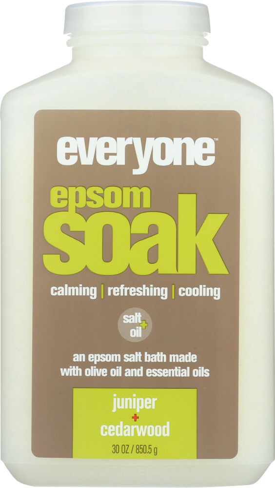 EVERYONE: Bath Epsom Soak Juniper and Cedarwood, 30 oz - Vending Business Solutions