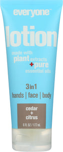 EVERYONE: 3 in 1 Lotion Tube Cedar & Citrus, 6 oz - Vending Business Solutions