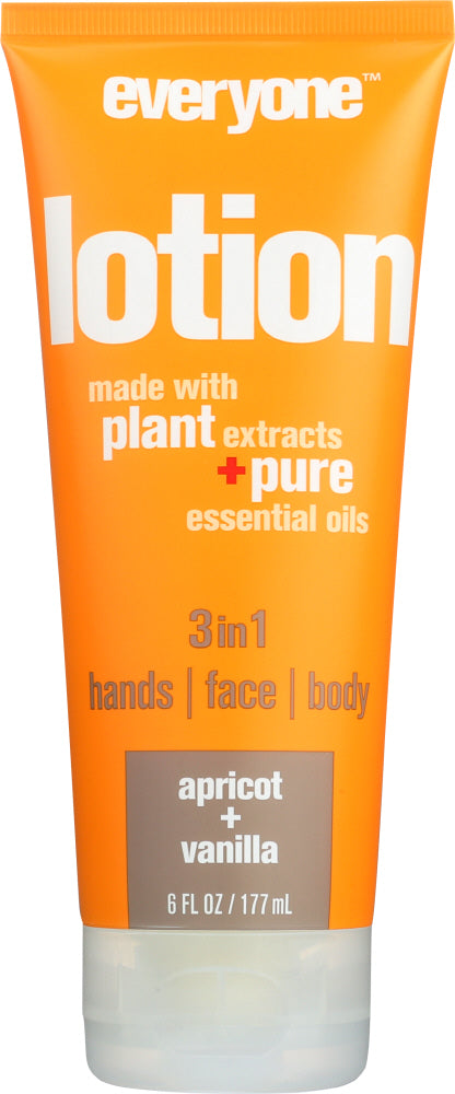 EVERYONE: 3 in 1 Lotion Apricot & Vanilla, 6 oz - Vending Business Solutions
