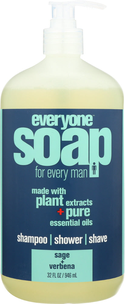 EVERYONE: Men’s Soap Lemon Verbena Sage, 32 oz - Vending Business Solutions