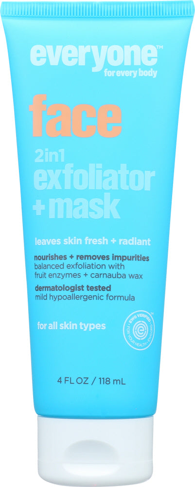 EVERYONE: Exfoliator Mask Face 2 In 1, 4 oz - Vending Business Solutions