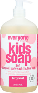 EVERYONE: Kids 3-in-1 Soap Berry Blast, 32 oz - Vending Business Solutions