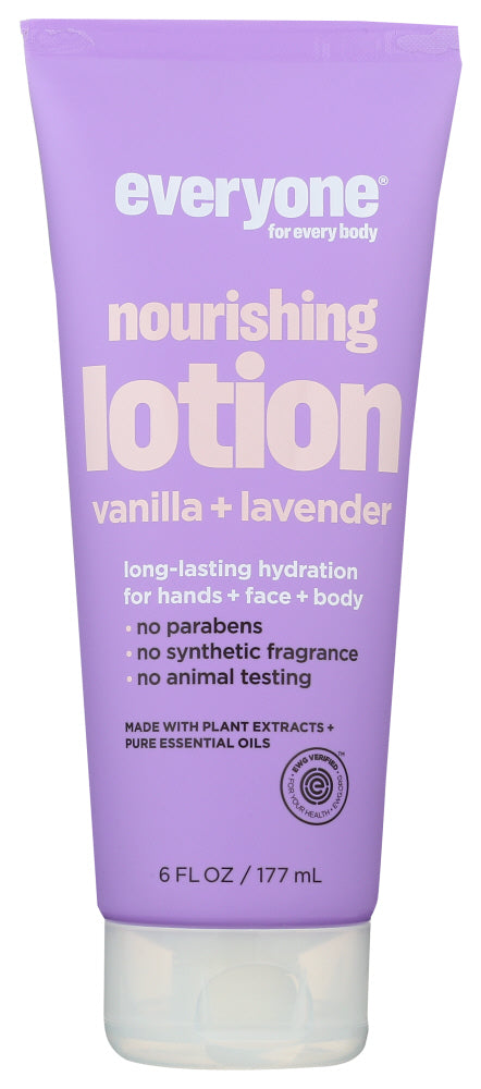 EVERYONE: Nourishing Lotion Vanilla + Lavender, 6 fl oz - Vending Business Solutions