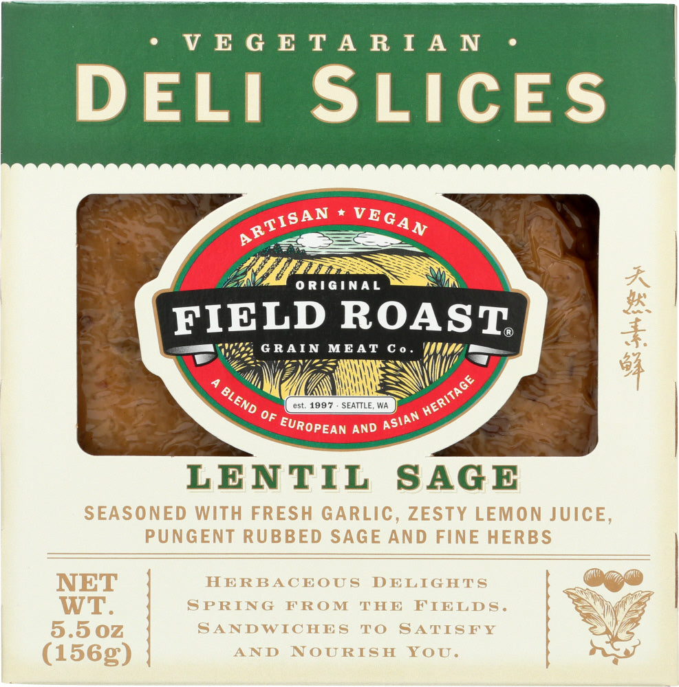 FIELD ROAST: Lentil Sage Deli Slices, 5.50 oz - Vending Business Solutions