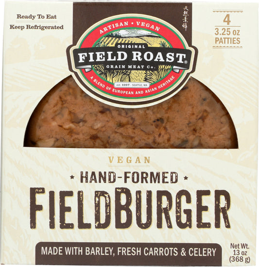 FIELD ROAST: Hand-Formed FieldBurger Patties, 13 oz - Vending Business Solutions