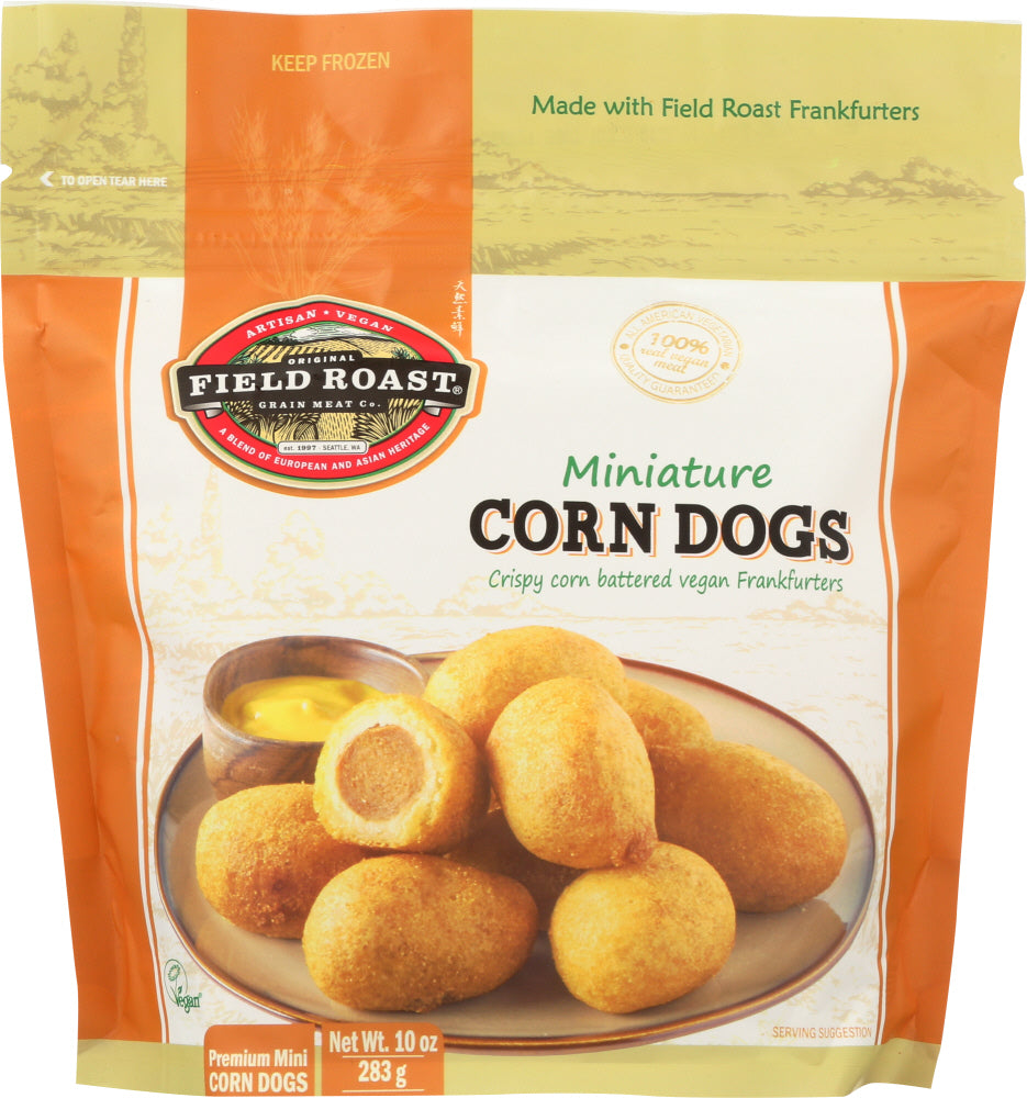 FIELD ROAST: Corn Dog Miniature, 10 oz - Vending Business Solutions