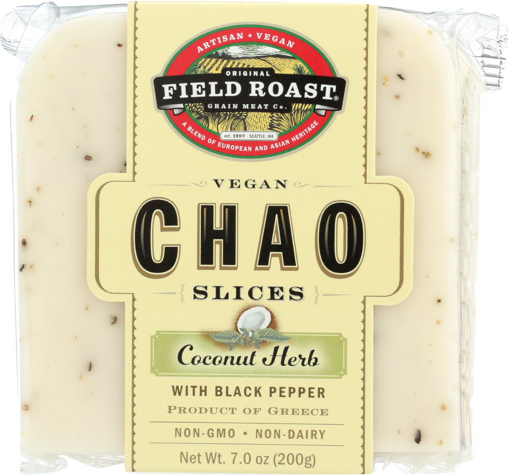 FIELD ROAST: Chao Slices Coconut Herb Cheese, 7 oz - Vending Business Solutions