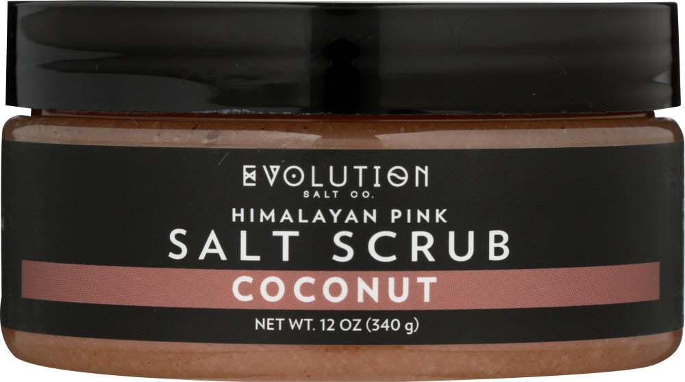 EVOLUTION SALT: Himalayan Body Salt Scrub Coconut, 12 oz - Vending Business Solutions