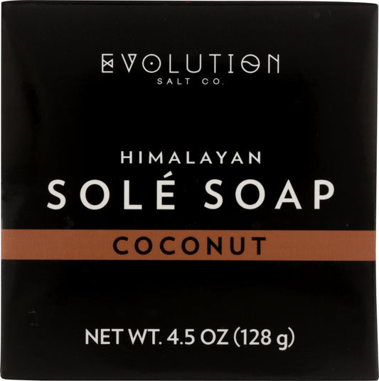 EVOLUTION SALT: Coconut Sole Bath Soap, 4.5 oz - Vending Business Solutions