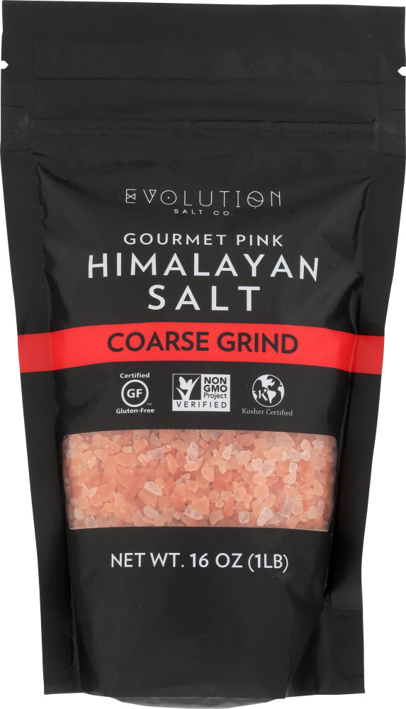 EVOLUTION SALT: Himalayan Salt Coarse, 1 lb - Vending Business Solutions