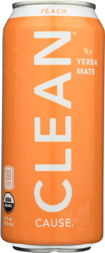 CLEAN CAUSE:  Yerba Mate Peach, 16 oz - Vending Business Solutions