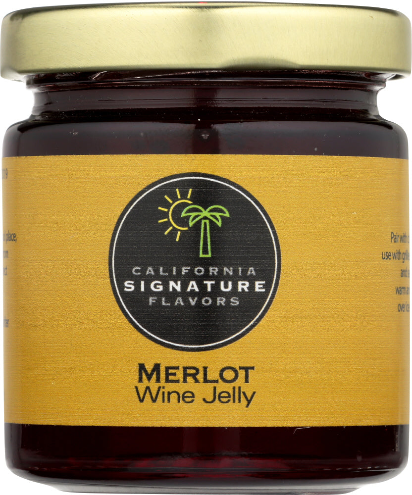 CALIFORNIA SIGNATURE FLAVORS: Merlot Jelly Wine, 5.5 oz - Vending Business Solutions