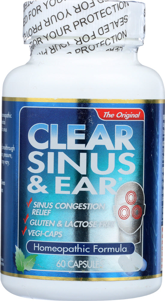 CLEAR PRODUCTS: Clear Sinus and Ear, 60 cp - Vending Business Solutions