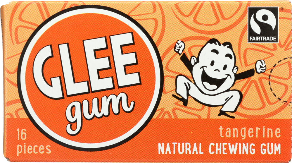 GLEE GUM: Tangerine Gum, 16pcs - Vending Business Solutions