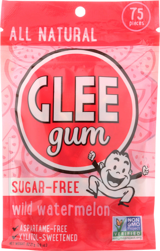 GLEE GUM: Sugar-Free Wild Watermelon, 75 Pieces - Vending Business Solutions