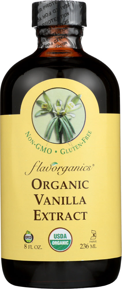 FLAVORGANICS: Extract Vanilla Organic, 8 oz - Vending Business Solutions